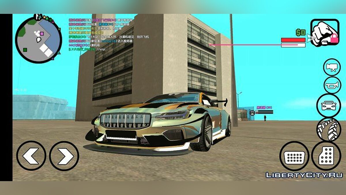 Need For Speed21: Heat KS's Volvo polestar1 для GTA San Andreas (iOS, Android) - Картинка #1