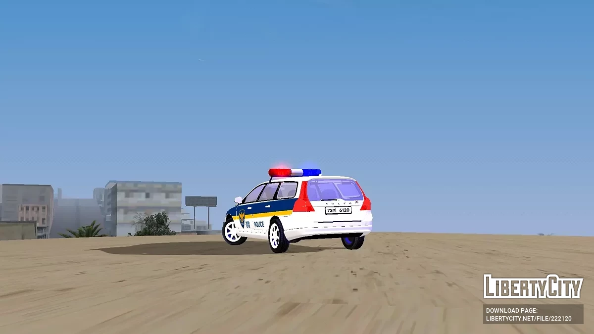 2016 Volvo V70 Korean Police / GTA San Andreas (iOS, Android)