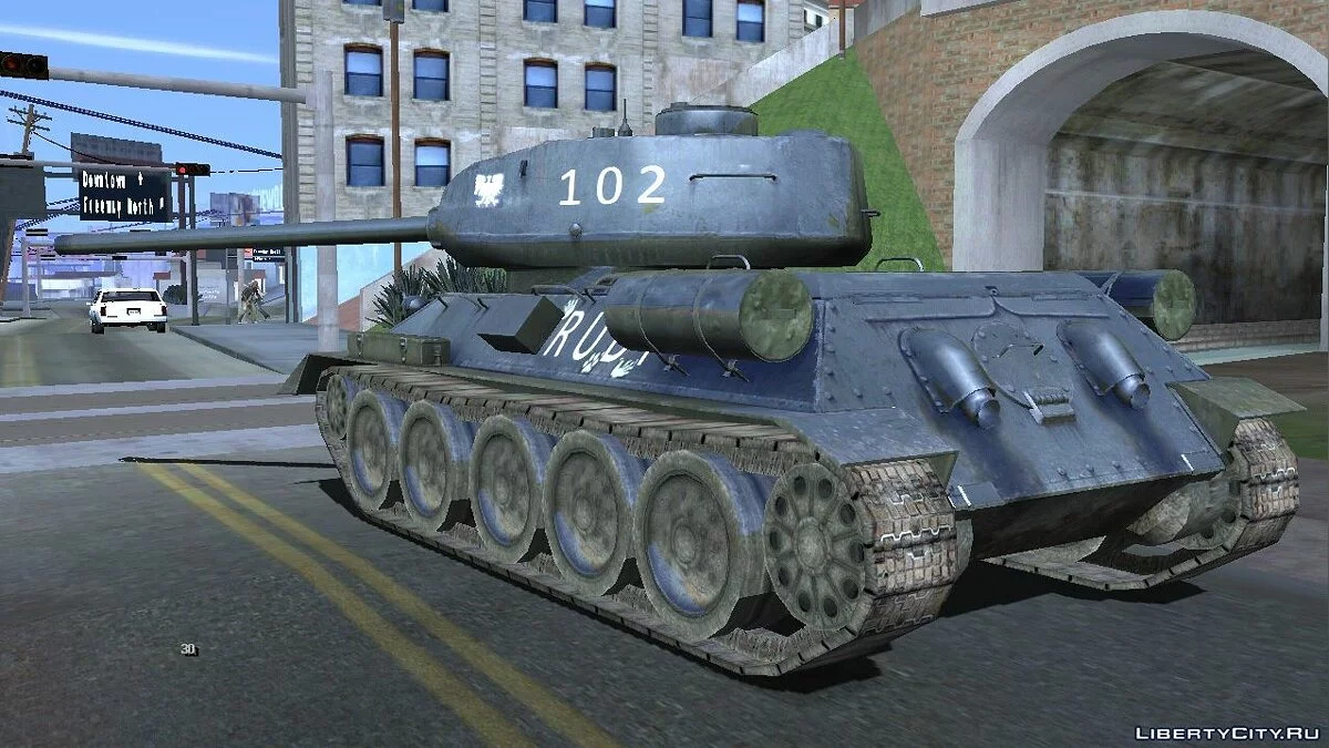 T-34-85-Rudy / GTA San Andreas (iOS, Android)
