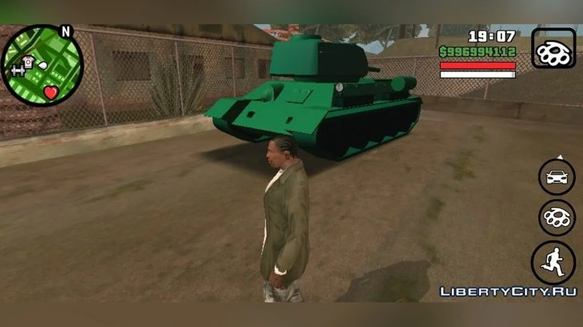 T-34 (только DFF) / GTA San Andreas (iOS, Android)