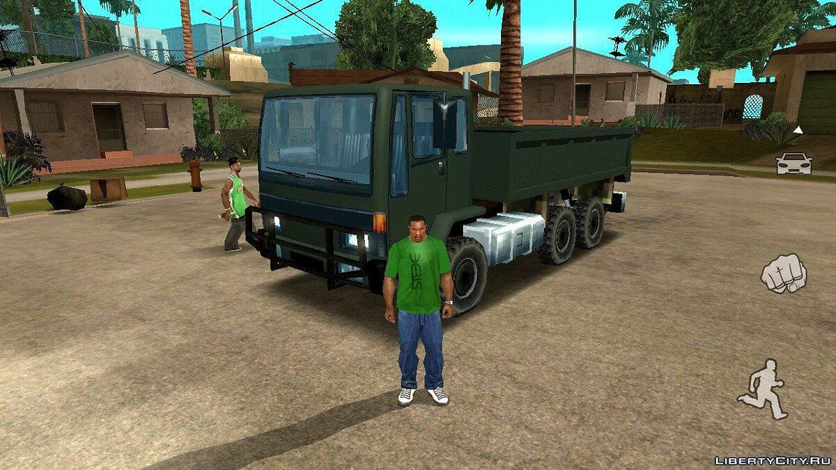 Скачать Военный грузовик (только DFF) для GTA San Andreas (iOS, Android)