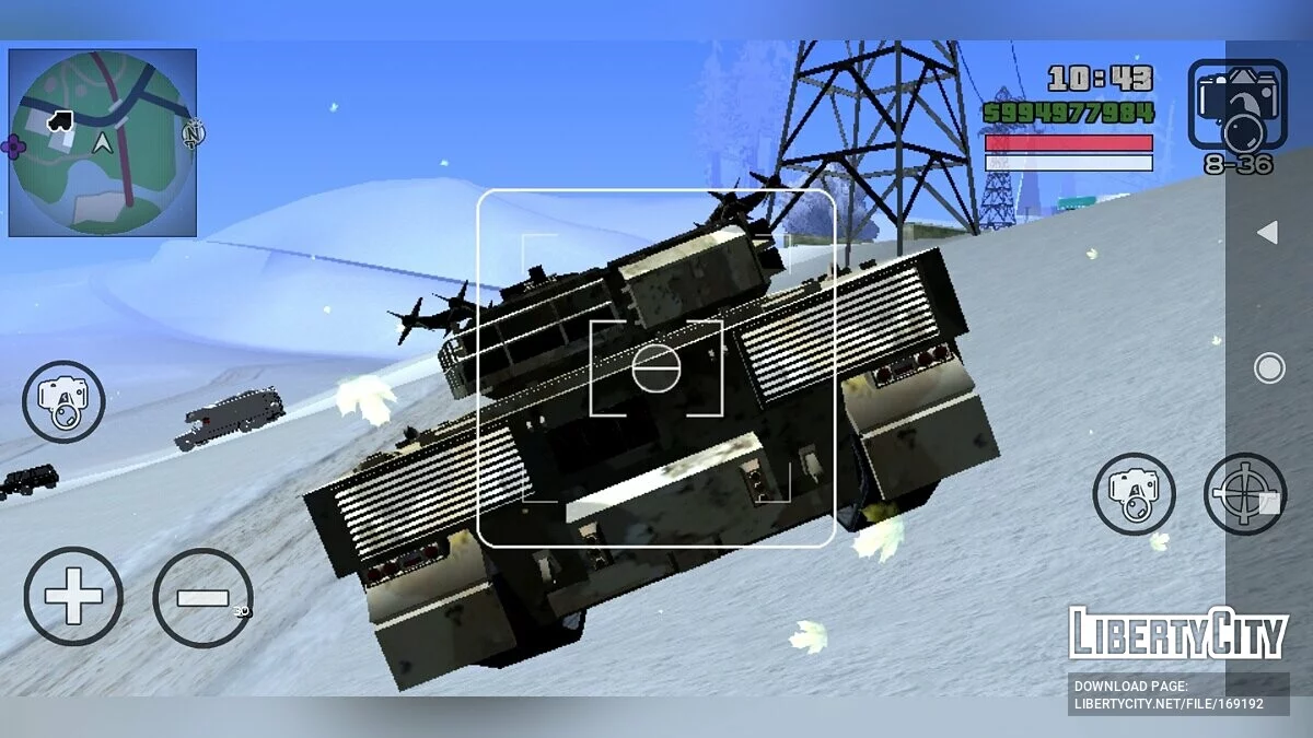 Танк румынской армии / GTA San Andreas (iOS, Android)