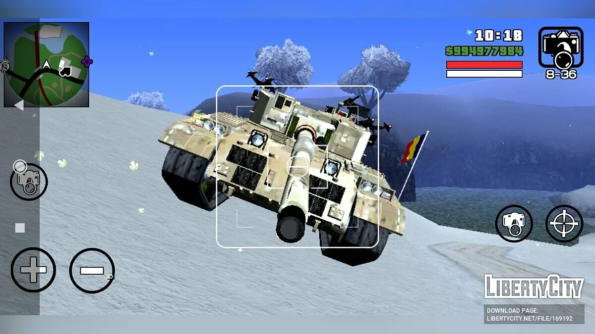 Танк румынской армии / GTA San Andreas (iOS, Android)