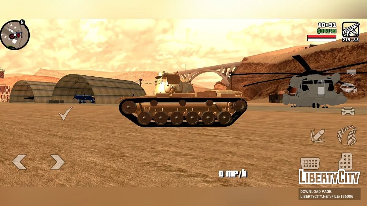 M60 Patton [только DFF] / GTA San Andreas (iOS, Android)