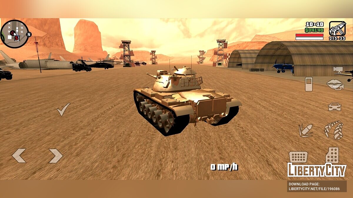 Скачать M60 Patton [только DFF] для GTA San Andreas (iOS, Android)