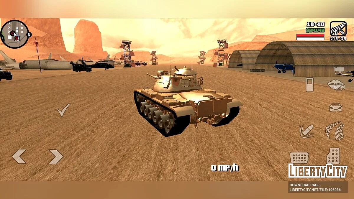 M60 Patton [только DFF] / GTA San Andreas (iOS, Android)