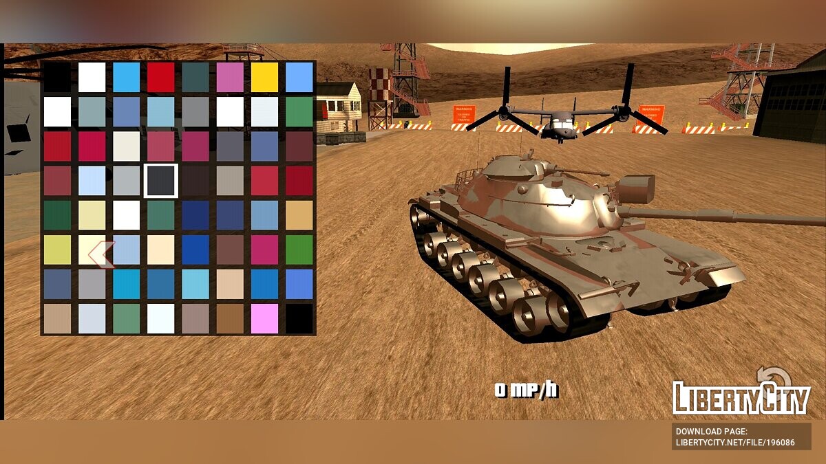 Скачать M60 Patton [только DFF] для GTA San Andreas (iOS, Android)