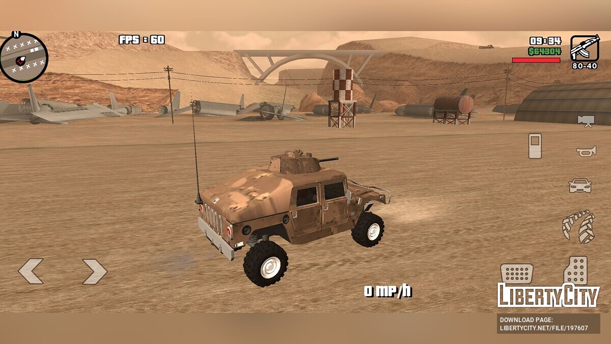 Скачать AM HUMVEE для GTA San Andreas (iOS, Android)