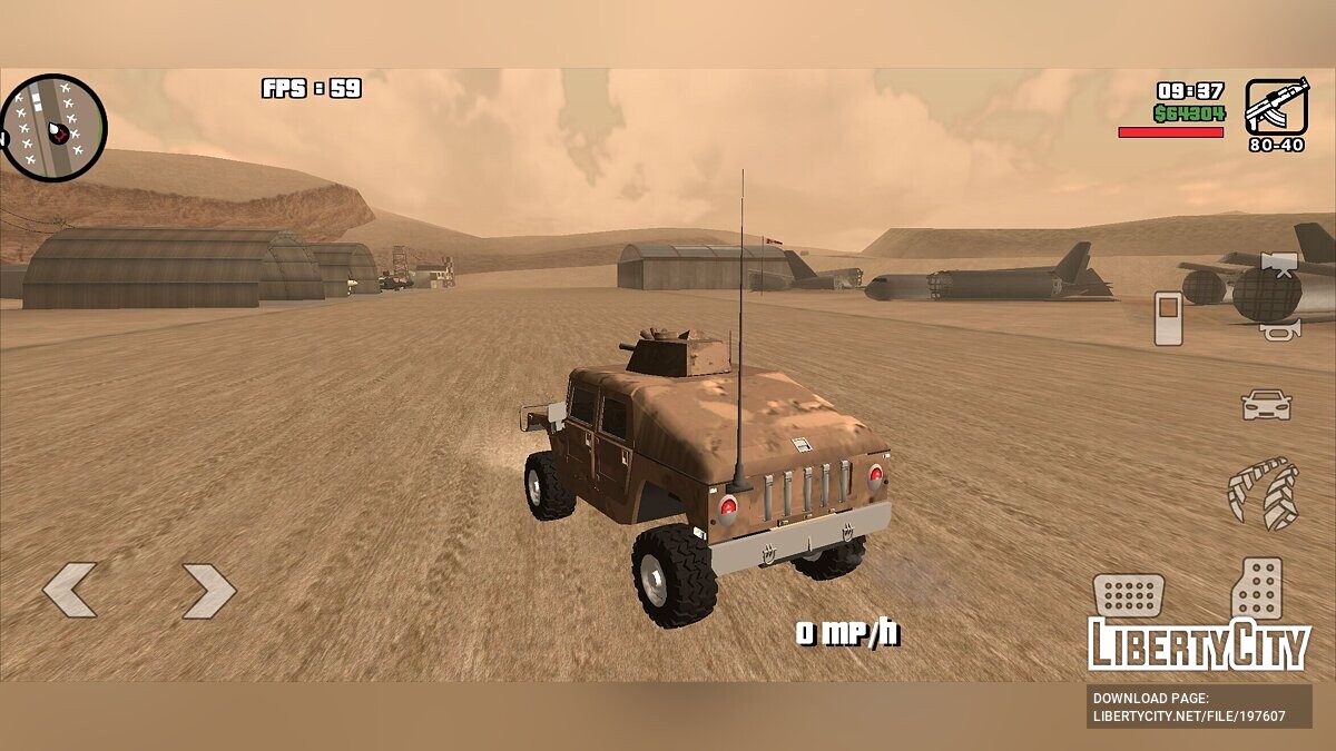 Скачать AM HUMVEE для GTA San Andreas (iOS, Android)