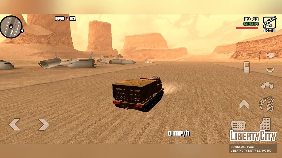 M270 MLRS / GTA San Andreas (iOS, Android)