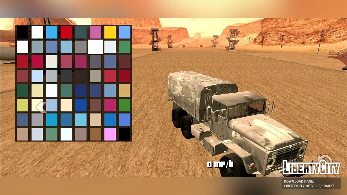 AM General M35A3 [только DFF] / GTA San Andreas (iOS, Android)