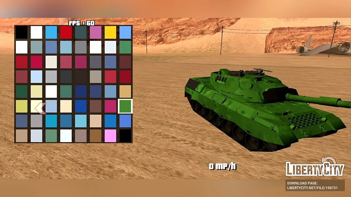 Leopard 1A5 [DFF Only] / GTA San Andreas (iOS, Android)