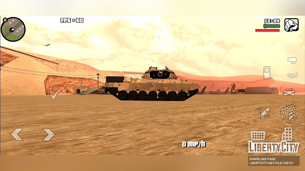 Leopard 1A5 [DFF Only] / GTA San Andreas (iOS, Android)