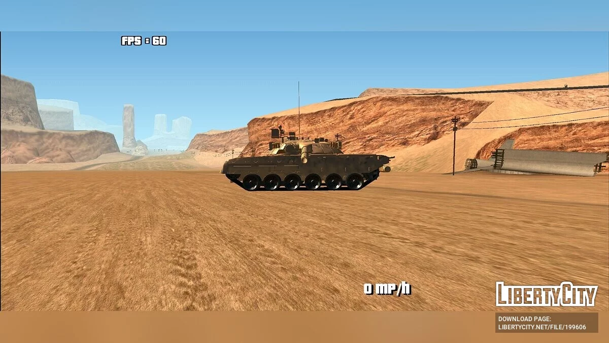 T-80 [DFF Only] / GTA San Andreas (iOS, Android)