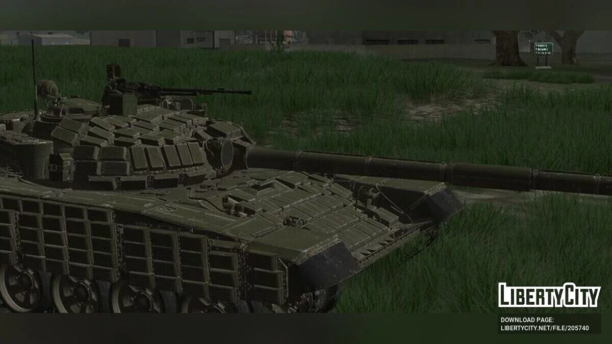 T-72B из War Thunder / GTA San Andreas (iOS, Android)