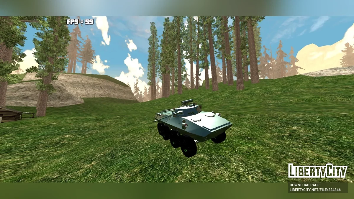 БТР-90 [Только DFF] / GTA San Andreas (iOS, Android)