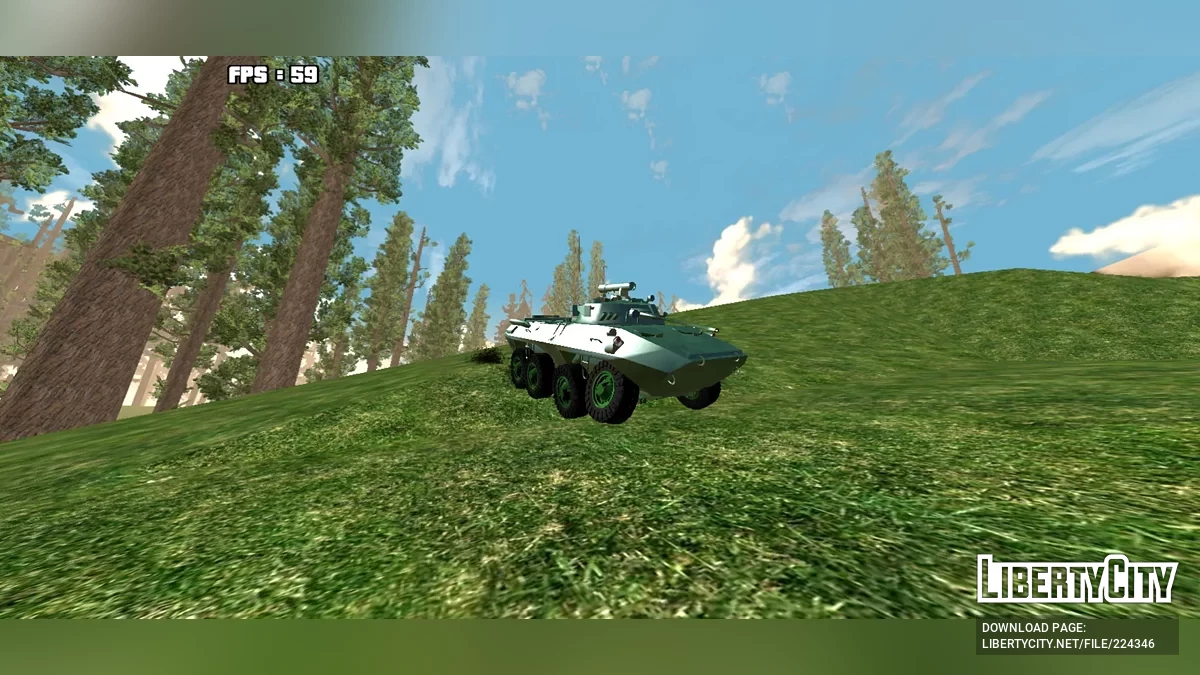 БТР-90 [Только DFF] / GTA San Andreas (iOS, Android)