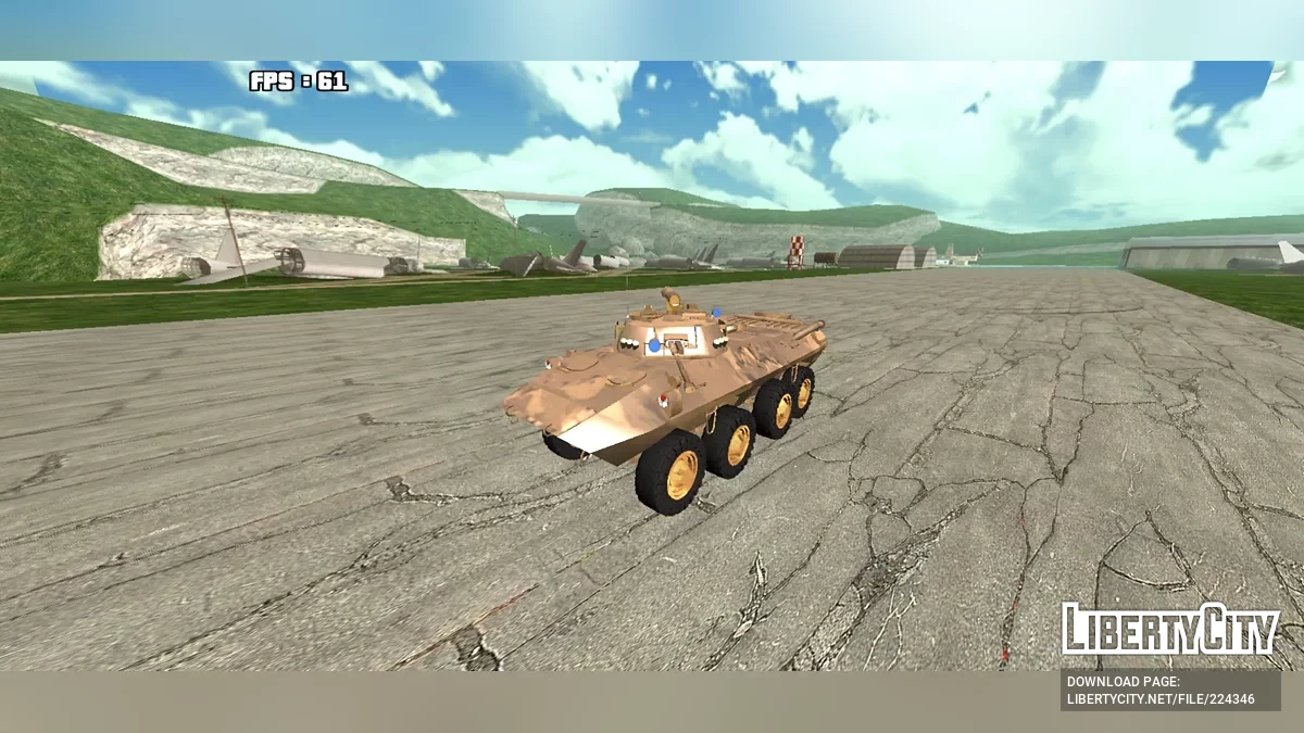 БТР-90 [Только DFF] / GTA San Andreas (iOS, Android)