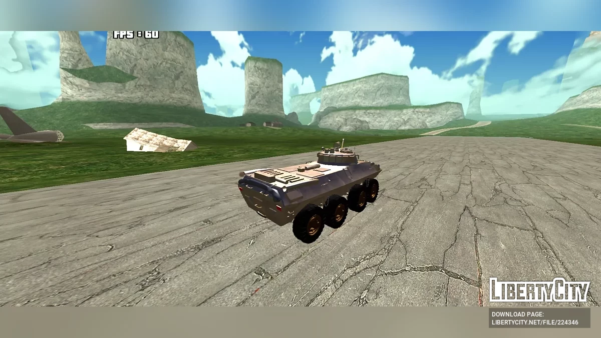 БТР-90 [Только DFF] / GTA San Andreas (iOS, Android)