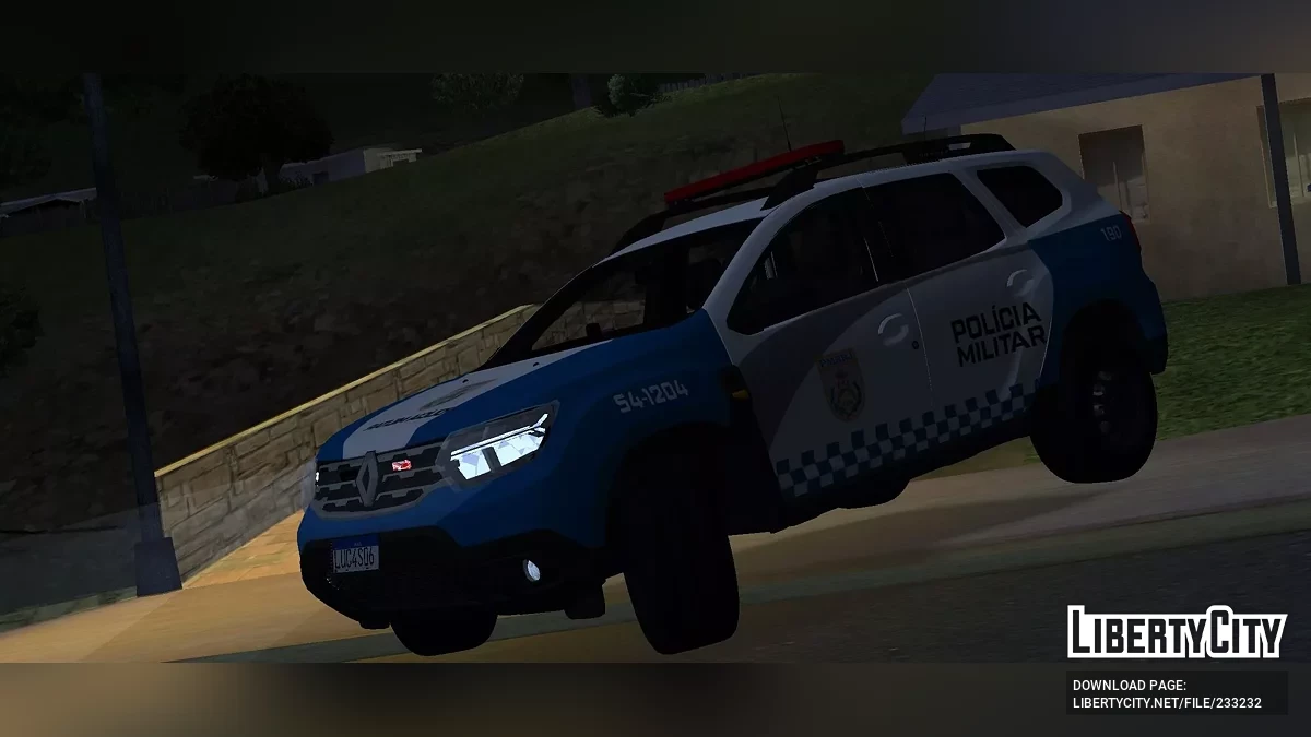 Renault Duster 2025 PMERJ / GTA San Andreas (iOS, Android)