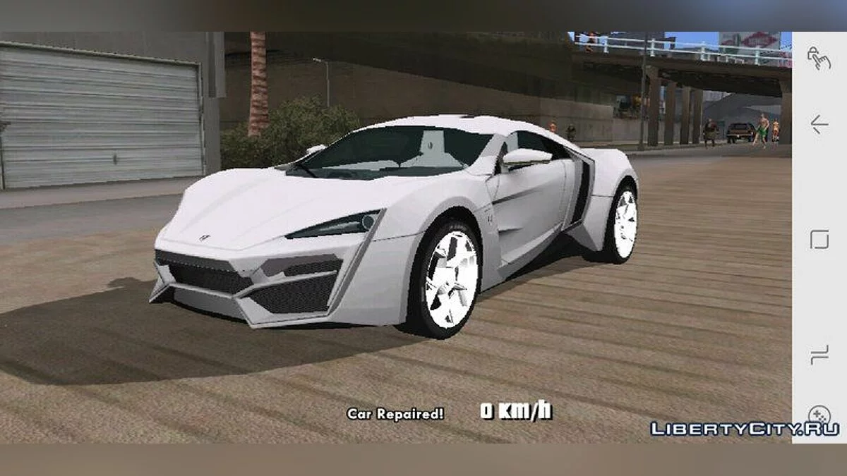 GTA SA Mobile W - Motors Lykan Hypersport / GTA San Andreas (iOS, Android)
