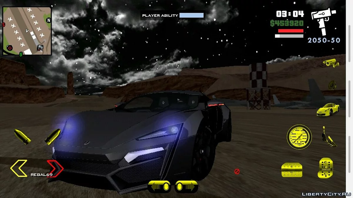 Lykan Hypersport (fixed) / GTA San Andreas (iOS, Android)