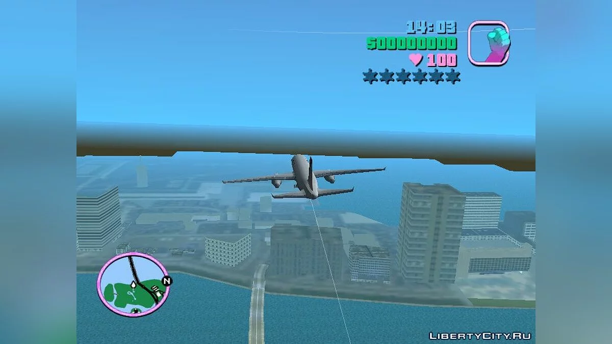 NFS Underground Airplane-object / GTA Vice City