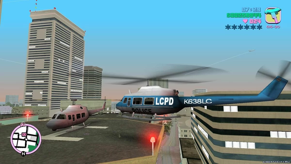 Вертолёт из GTA 3 / GTA Vice City