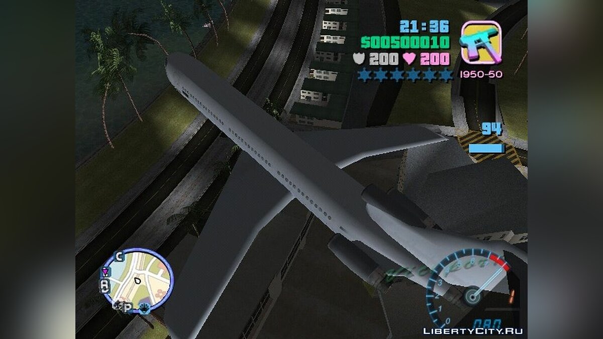 Управление большим самолетом для GTA Vice City - Картинка #2