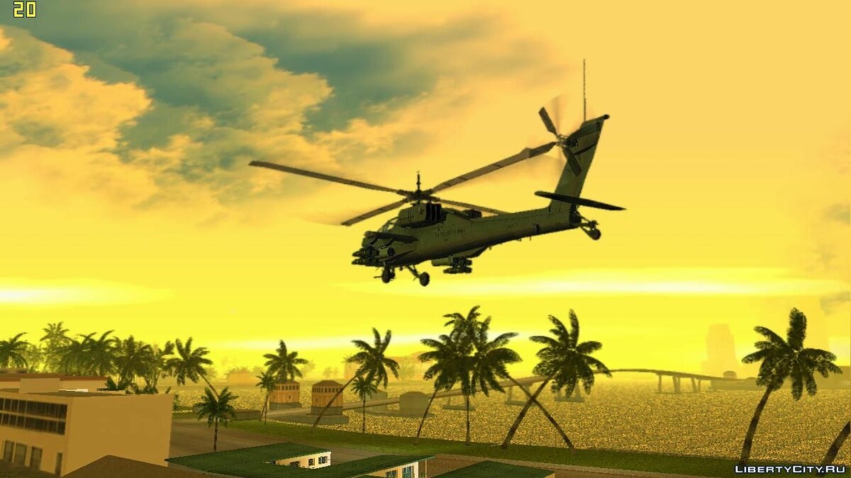 AH-64A Apache для GTA Vice City - Картинка #4