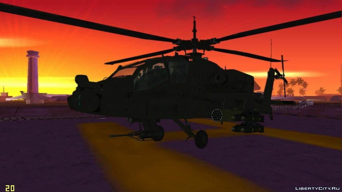 AH-64A Apache для GTA Vice City - Картинка #1