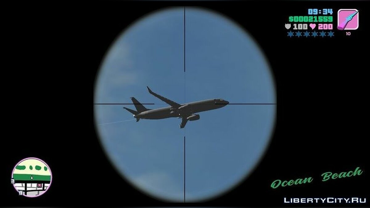HD самолет для GTA Vice City - Картинка #2