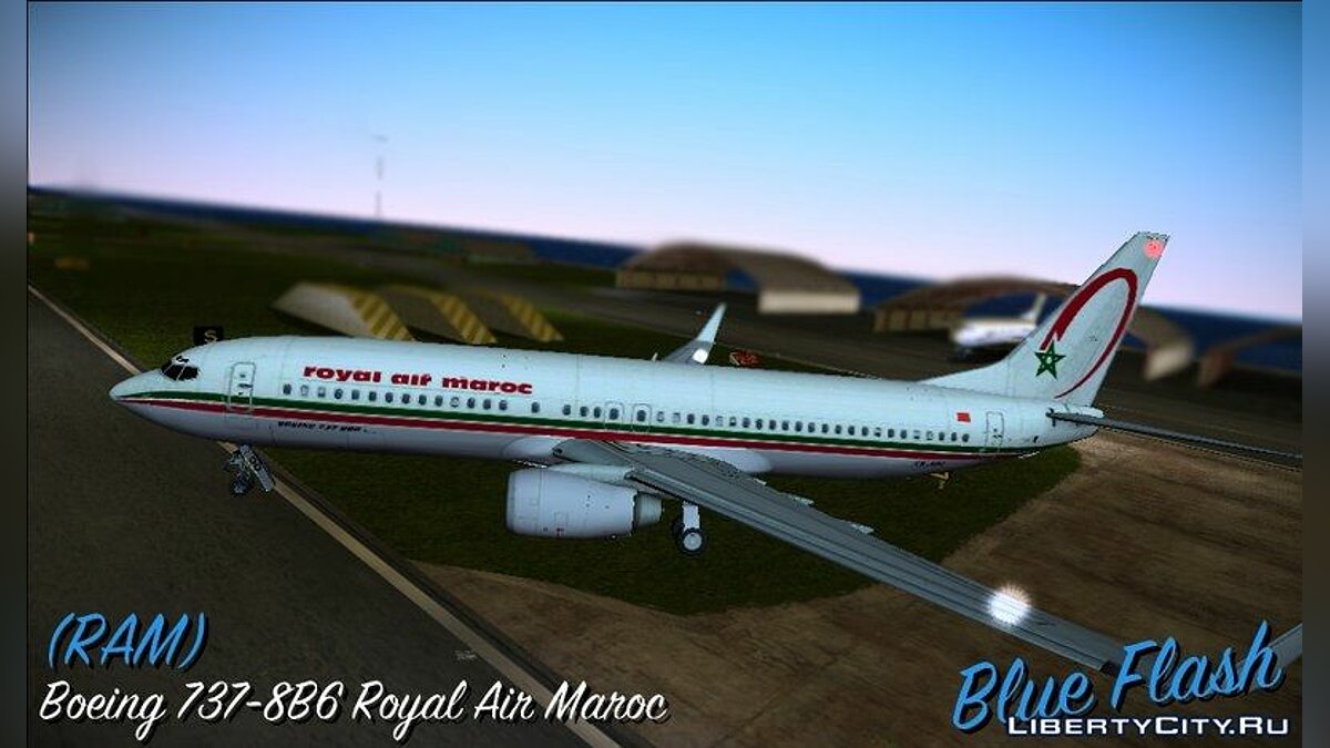 Boeing 737-8B6 Royal Air Maroc (RAM) для GTA Vice City - Картинка #1
