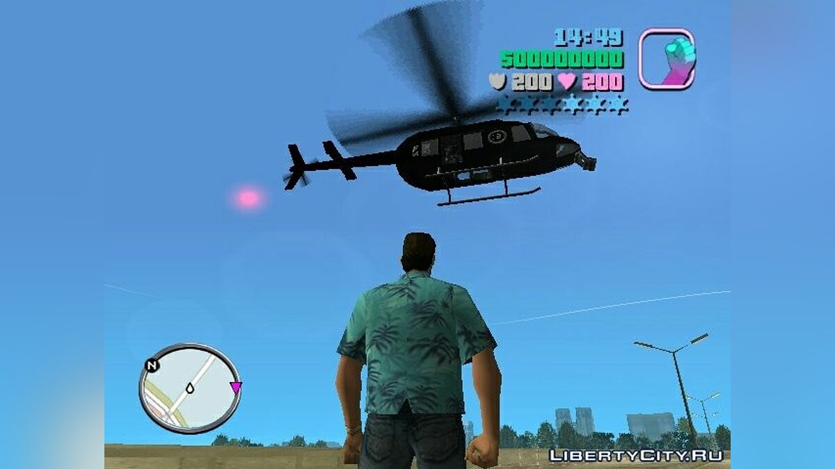 VCPD FBI Helicopter v.2 для GTA Vice City - Картинка #3