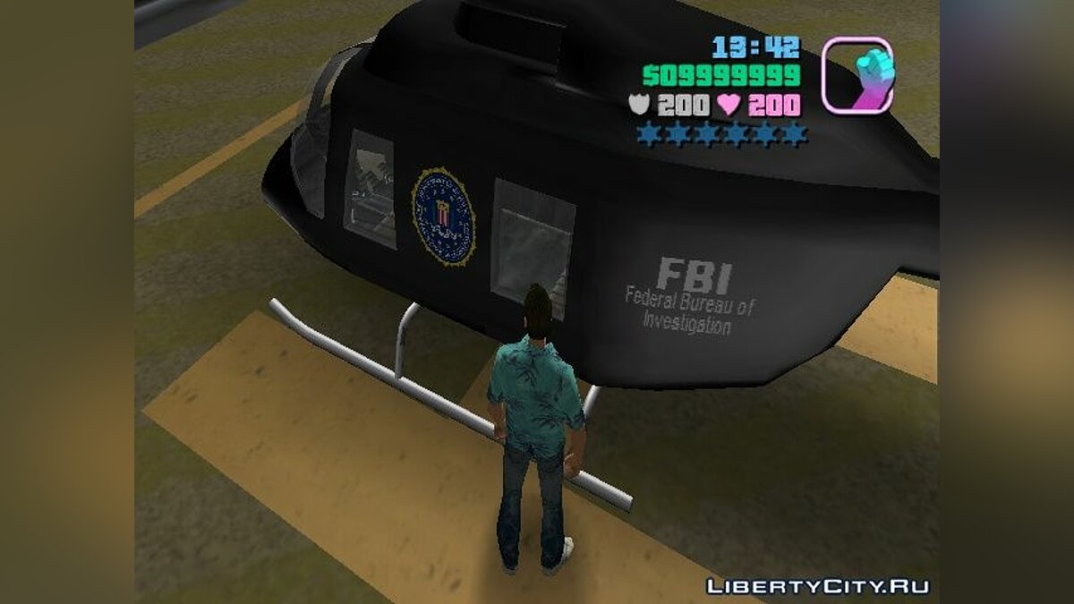 FBI Chopper для GTA Vice City - Картинка #2