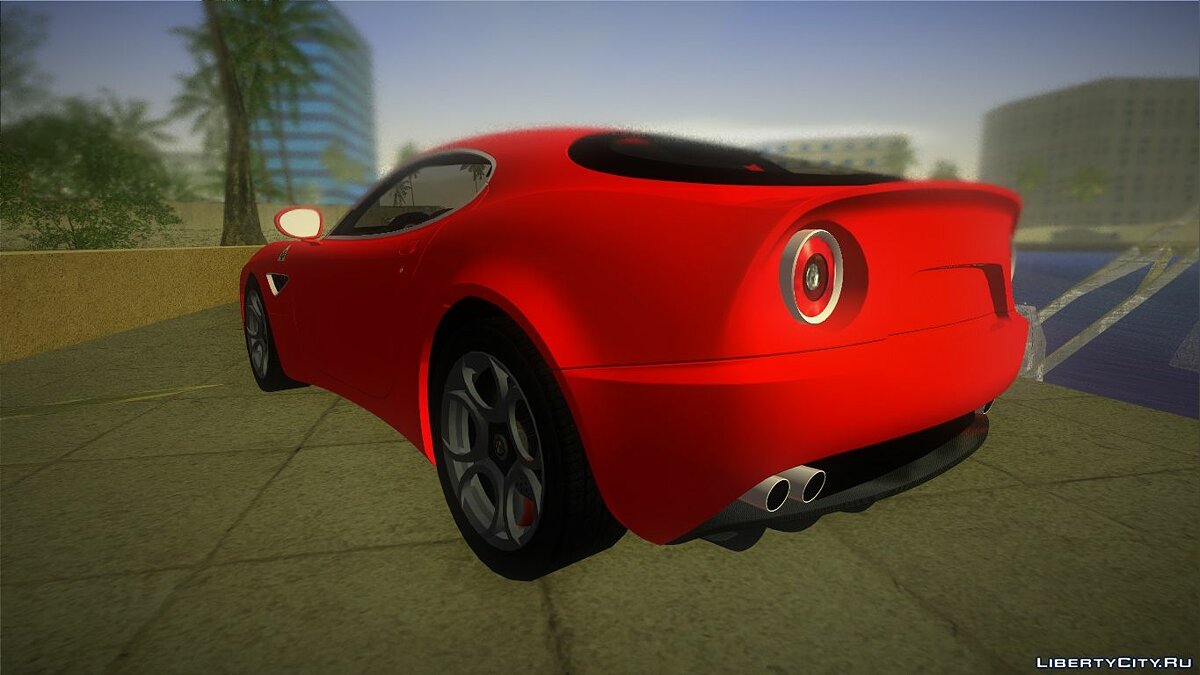 Alfa Romeo 8C Competizione "TT Black Revel" для GTA Vice City - Картинка #5