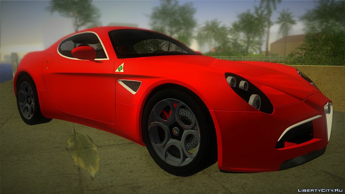 Alfa Romeo 8C Competizione "TT Black Revel" для GTA Vice City - Картинка #2