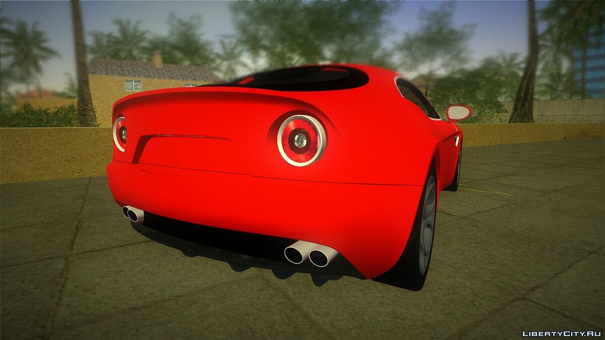 Alfa Romeo 8C Competizione "TT Black Revel" для GTA Vice City - Картинка #4