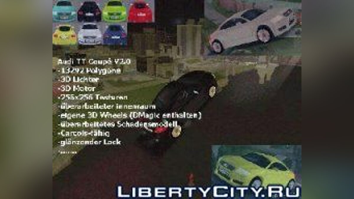 Audi TT Coupé V2.2 for GTA Vice City - Картинка #1