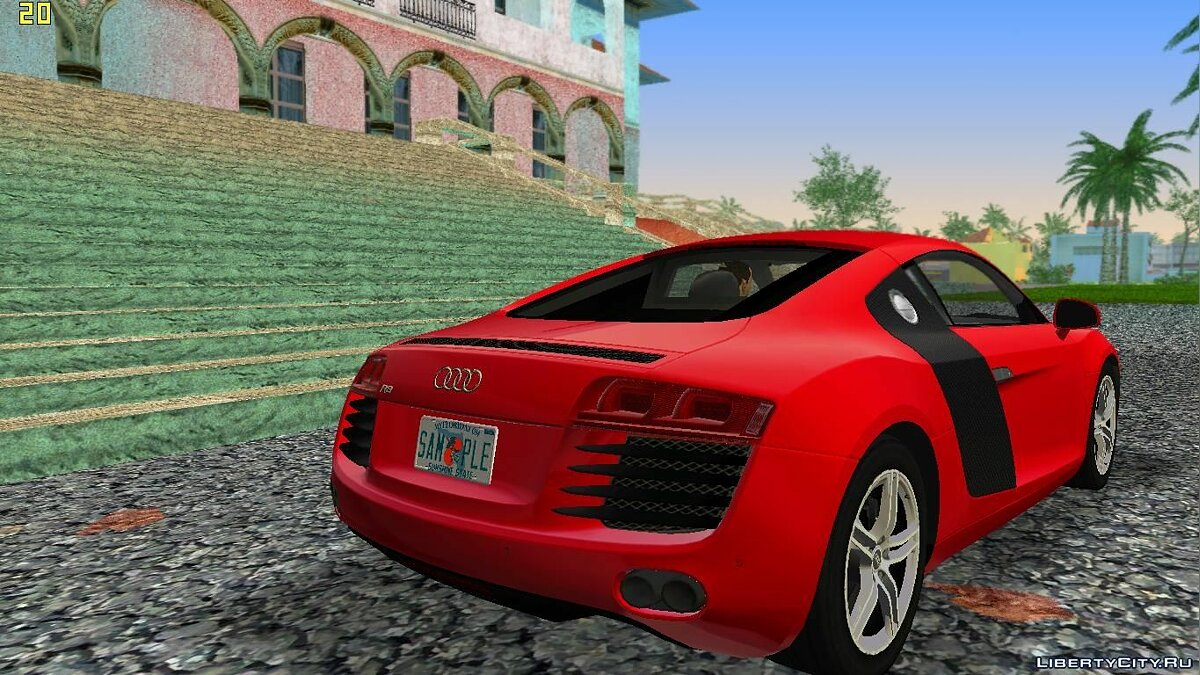Audi R8 2007 для GTA Vice City - Картинка #4