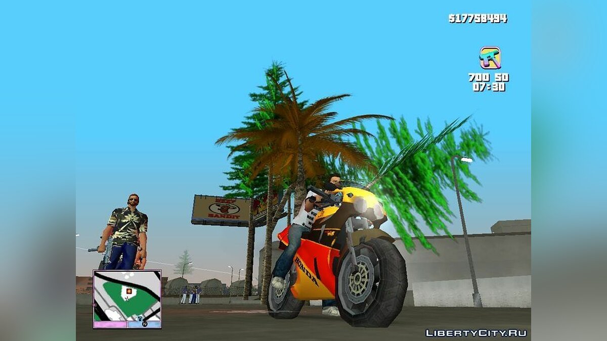 Скачать Honda VFR 750R Bike для GTA Vice City