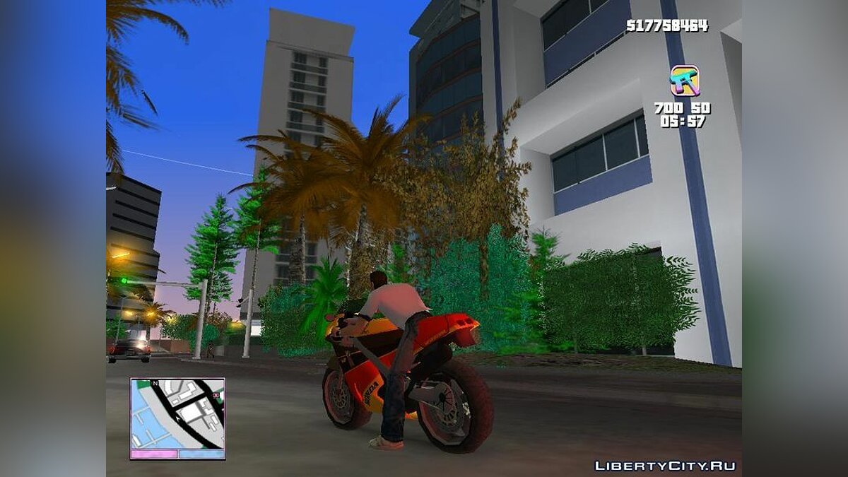 Скачать Honda VFR 750R Bike для GTA Vice City