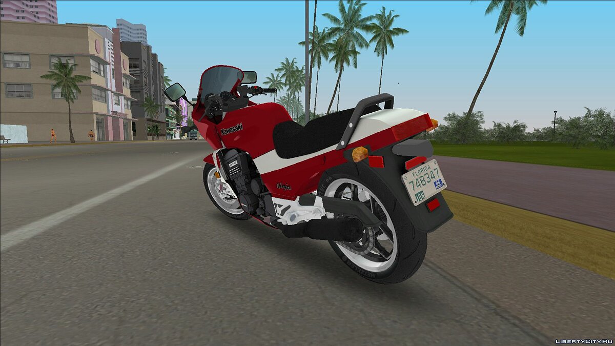 Скачать Kawasaki GPZ 900R Ninja 1984 для GTA Vice City