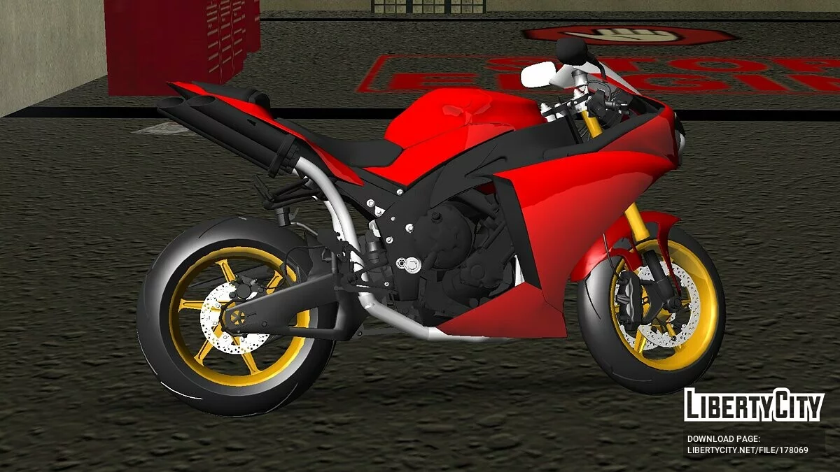 Yamaha R1 2014 / GTA Vice City