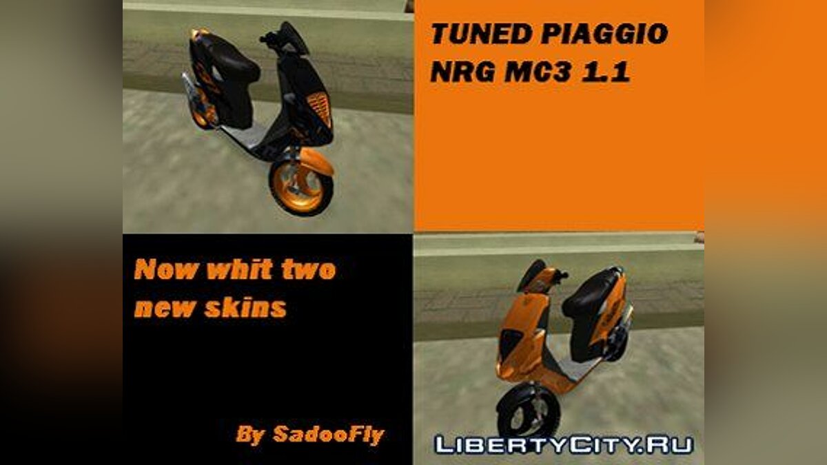 Tuned Piaggio NRG MC3 1.1 для GTA Vice City - Картинка #1