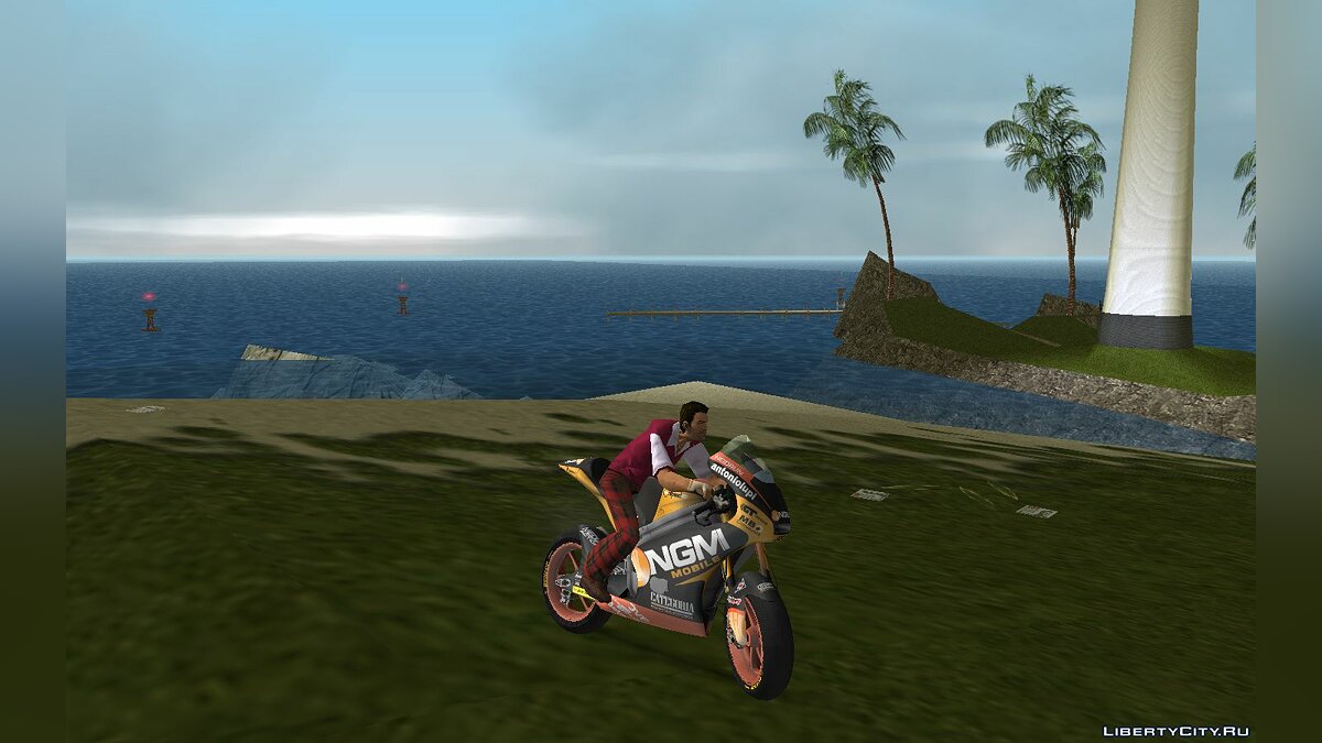 Мотоцикл NGM Forward team для GTA Vice City - Картинка #6