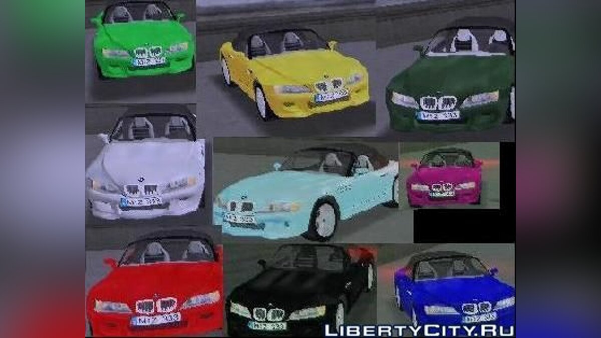 bmw z3 color update for GTA Vice City - Картинка #1