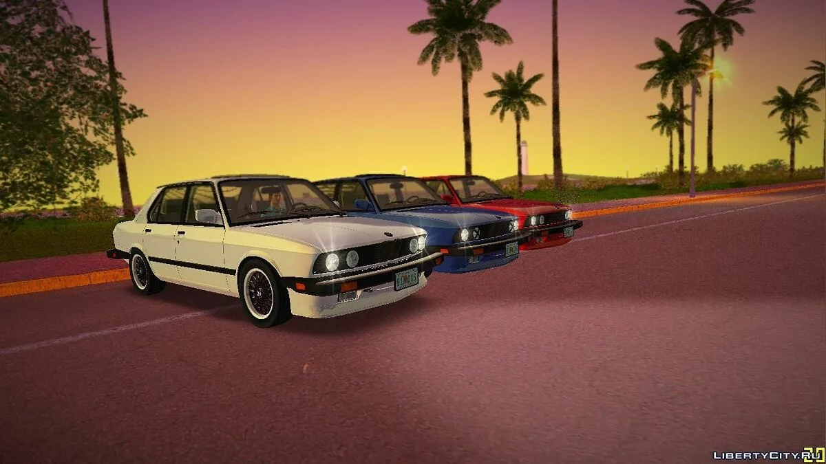 BMW 535i US-spec [e28] XS 1985 / GTA Vice City