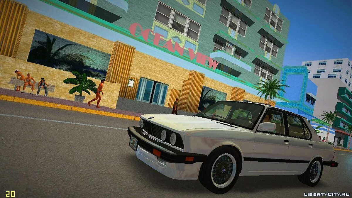 BMW 535i US-spec [e28] XS 1985 / GTA Vice City