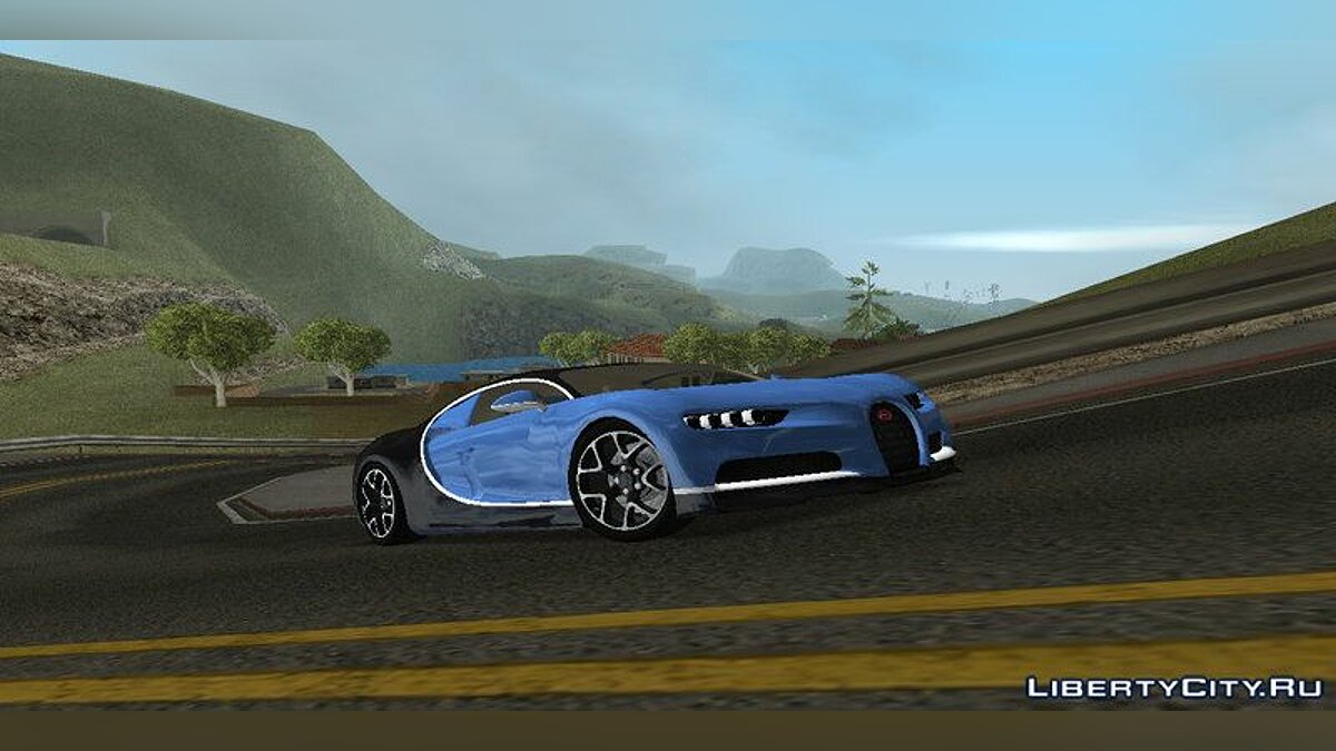 2017 Bugatti Chiron для GTA Vice City - Картинка #4